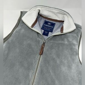 Turnrows Quality Clothing for Farmers Full Zip Soft Fleece Vest Gray Men’s Sm X6